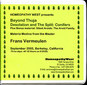 Beyond Thuja - Desolation and The Split: Conifers / Frans Vermeulen