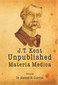 James Tyler Kent Unpublished Materia Medica