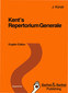 Kent's Repertorium Generale English Edition standard - Imperfect copy / Jost Künzli