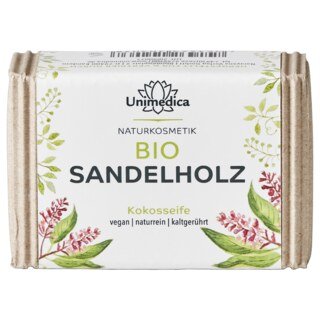 Bio Sandelholzseife - 100 g - von Unimedica