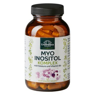 Complexe myo-inositol  avec folates et vitamine B6 - 120 gélules - par Unimedica