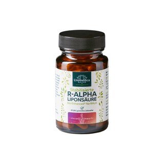 R-Alpha-Liponsäure Sodium - Bio Enhanced®  - 240 mg Tagesdosis - 60 Kapseln - von Unimedica