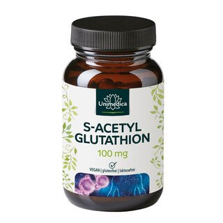 S-Acetyl-Glutathion - 100 mg - hochdosiert - 60 Kapseln - von Unimedica