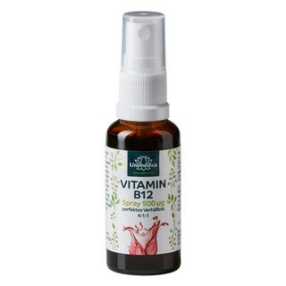 Vitamin B12 - Mundspray 500 µg pro Tagesdosis - 30 ml - von Unimedica