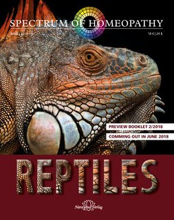 Spectrum of Homeopathy 2018-2, Reptiles - E-Book