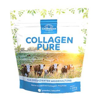 Collagen Pure - Kollagenprotein - aus zertifizierter Weidehaltung - 450 g Pulver - von Unimedica