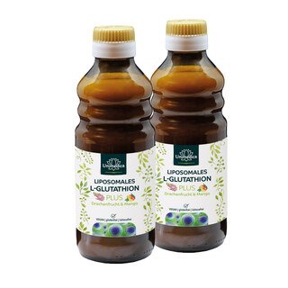 2er-Sparset: Liposomales L-Glutathion PLUS Drachenfrucht & Mango - 2 x 250ml  - von Unimedica