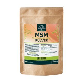 MSM Pulver - 1000 mg pro Tagesdosis (1 Messlöffel) - Reinheitsgrad 99 % - 1000 g - von Unimedica