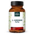 L-Arginin forte - 3.720 mg pro Tagesdosis (6 Kapseln) - aus natürlicher Fermentation - hochdosiert - vegan - 365 Kapseln - von Unimedica