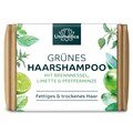 Grüne Haarseife - mit Brennnessel, Limette und Pfefferminze - für fettiges & trockenes Haar - 100 g - von Unimedica