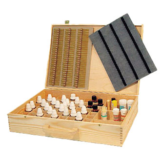 Wooden remedy box with snap lock and flexible wooden handle/