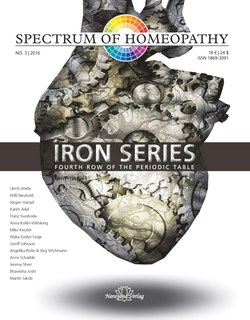 Spectrum of Homeopathy 2016-3, Iron series/Narayana Verlag