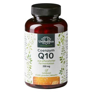 Coenzym Q10 - 200 mg - 120 Kapseln - von Unimedica/