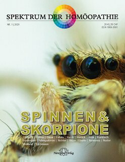 Spektrum der Homöopathie 2020-1, Spinnen und Skorpione