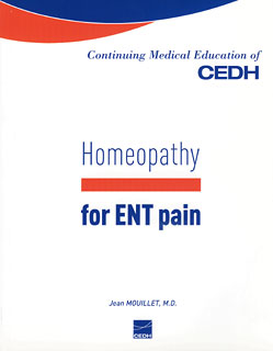 Homeopathy for ENT pain - Imperfect copy/Monique Quillard / Jean Mouillet