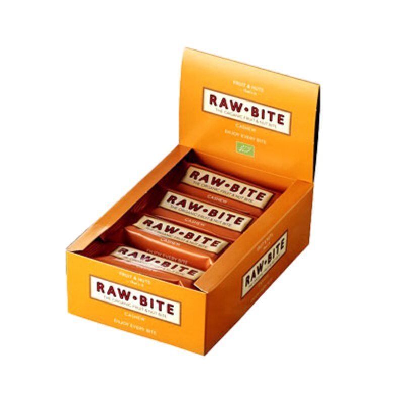 Raw Bite Riegel Bio - Cashew - 12 x 50 g