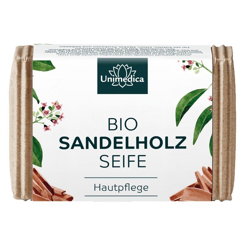 Bio Sandelholzseife - 100 g - von Unimedica