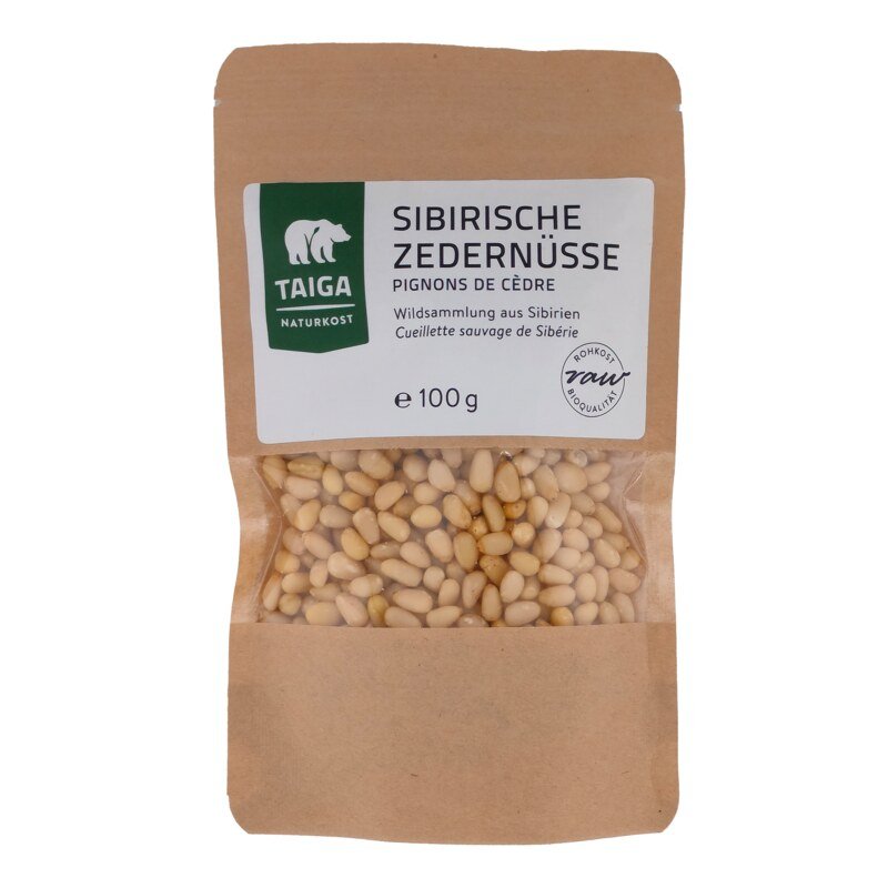 Sibirische Zedernüsse Bio - Taiga - 100 g
