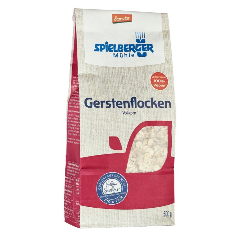 Gerstenflocken Vollkorn - Spielberger - 500 g