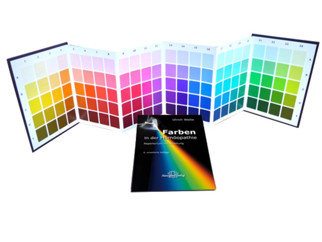 Farben in der Homöopathie - Set Farbtafeln & Textteil