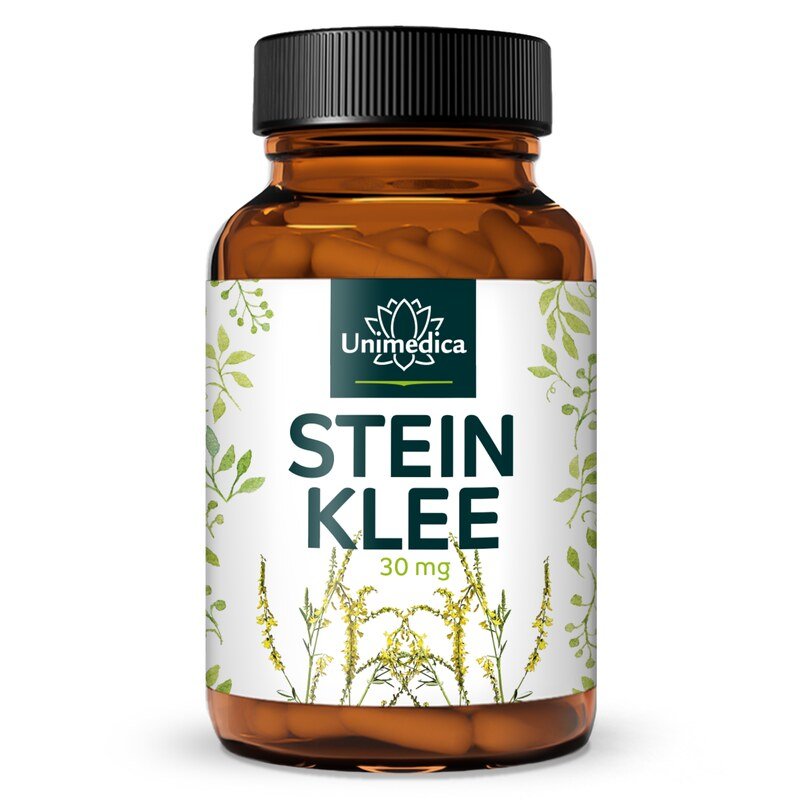 Steinklee Extrakt - 30 mg Tagesdosis (1 Kapsel) - mit 18 % Cumarin - 180 Kapseln - von Unimedica