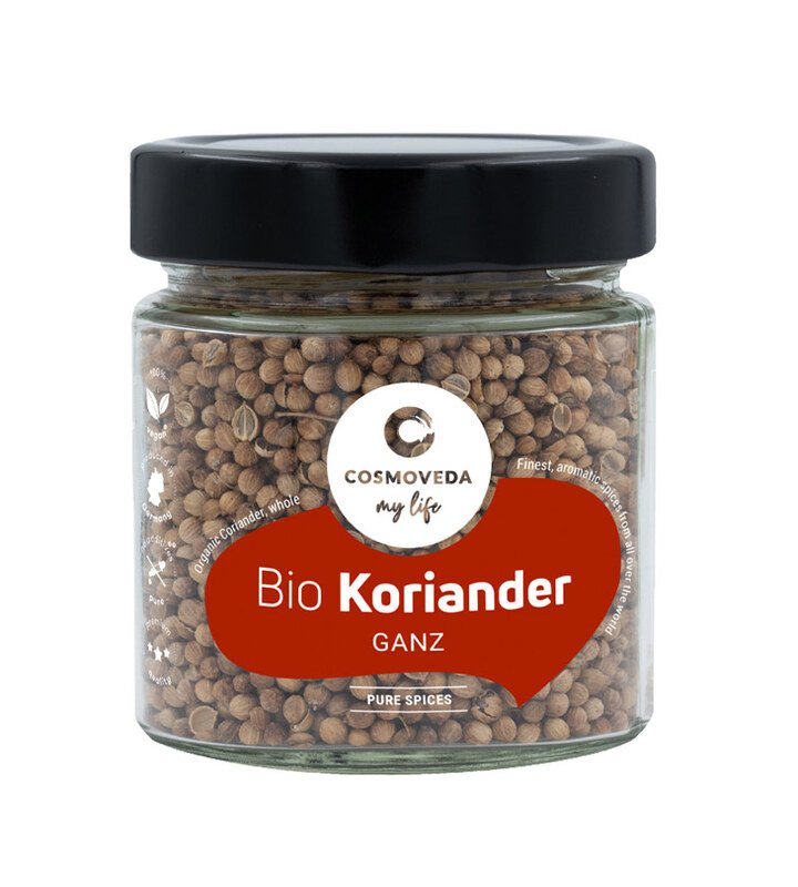 Koriander ganz Bio - Cosmoveda - 60 g