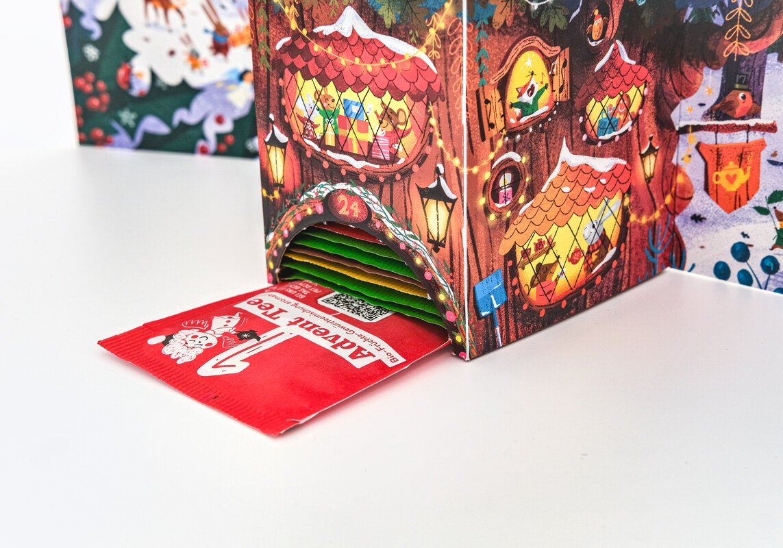 Tee Adventskalender Bio 24 Aufgussbeutel - Sonnentor