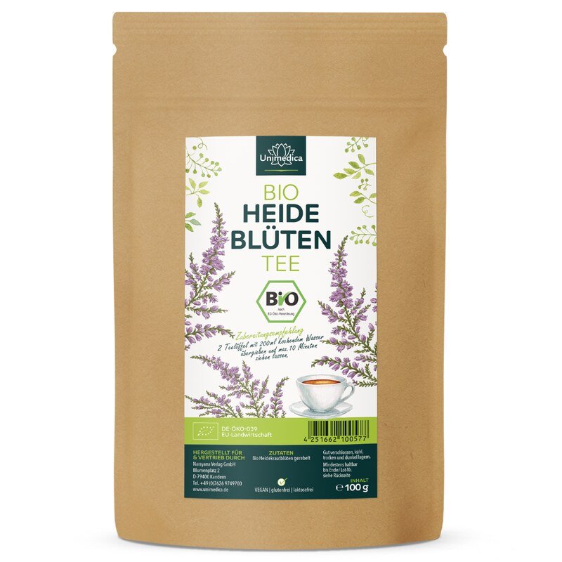 Bio Heideblütentee (Erikablüten) - 100 g -  von Unimedica