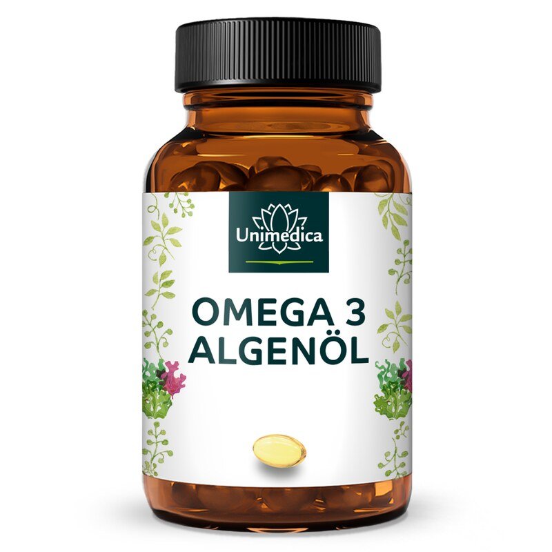 Omega 3 Algenöl Kapseln - vegan - 90 Kapseln - von Unimedica