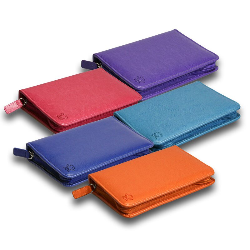 60er Taschenapotheke- Kunstleder leer - Gemustert - Narayana