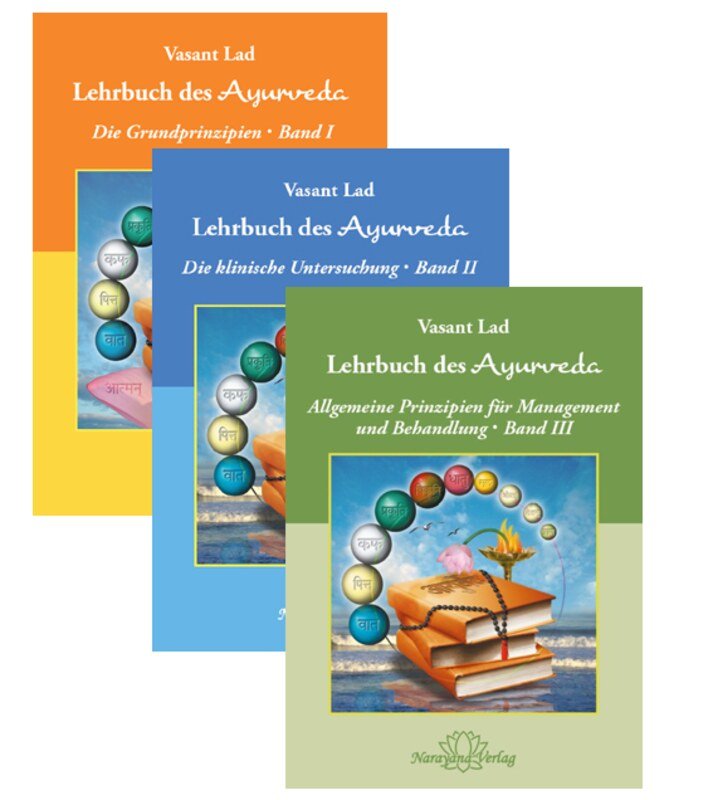 Set - Lehrbuch des Ayurveda - in 3 Bänden