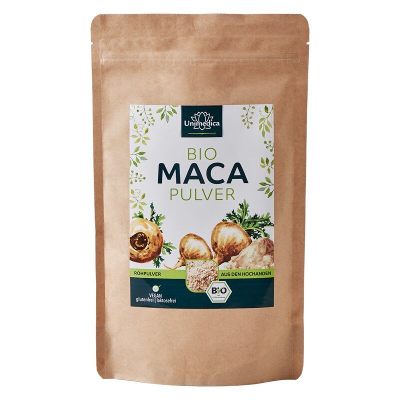 Bio Maca Pulver - Rohpulver - 300 g - von Unimedica