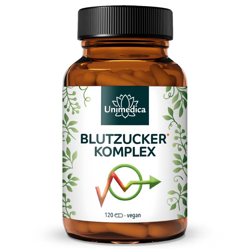 Blutzucker Komplex - vegan - 120 Kapseln - von Unimedica