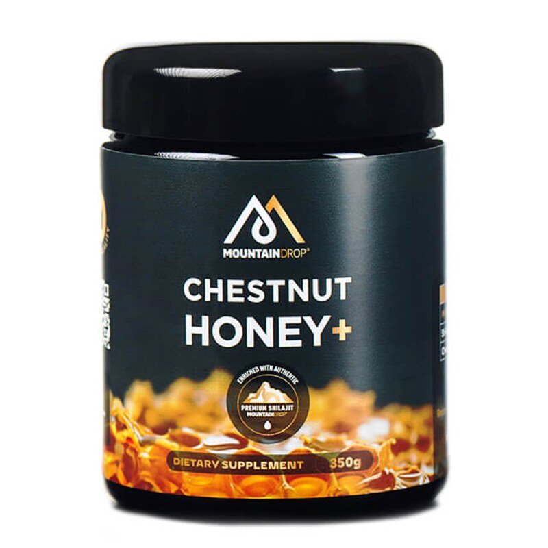 Chestnut Honey - Kastanienhonig - Mountaindrop® - Kastanienhonig mit Shilajit - 350 ml