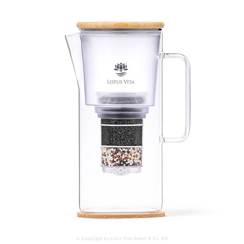 Glas-Filterkanne KATARA - NATURA PLUS® - Lotus Vita