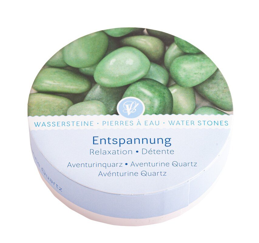 Wassersteine in Geschenkdose - Aventurin - Lapis Vitalis