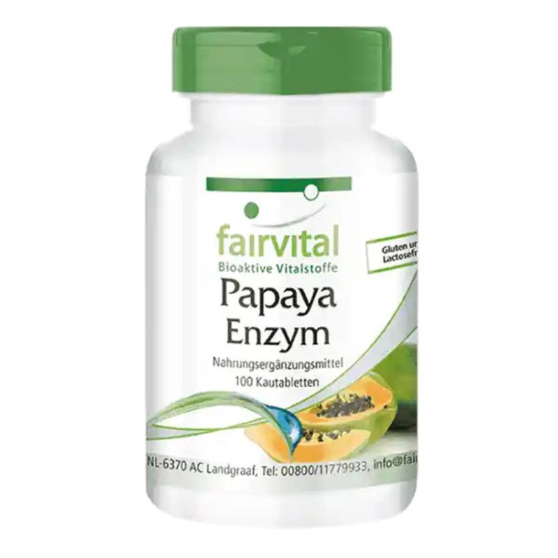 Papaya Enzym - 100 Kautabletten