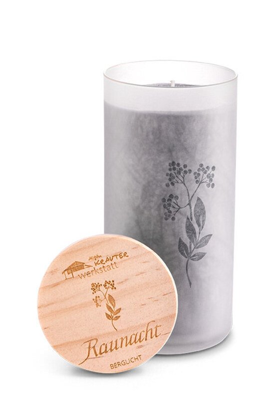 Heilkräuter Kerze Berglicht - Raunacht - Allgäu Kräuterwerkstatt