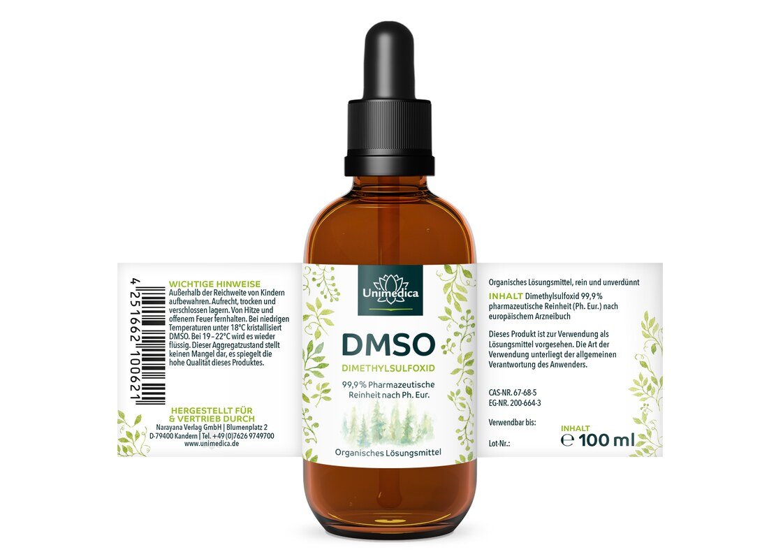 2er-Sparset: DMSO 99,9 % - 2 x 100 ml - von Unimedica