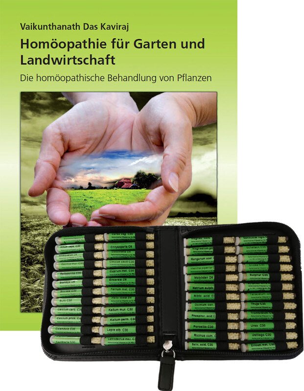 Homöopathie für Garten und Landwirtschaft (Buch) und 48er Set (Mittel)