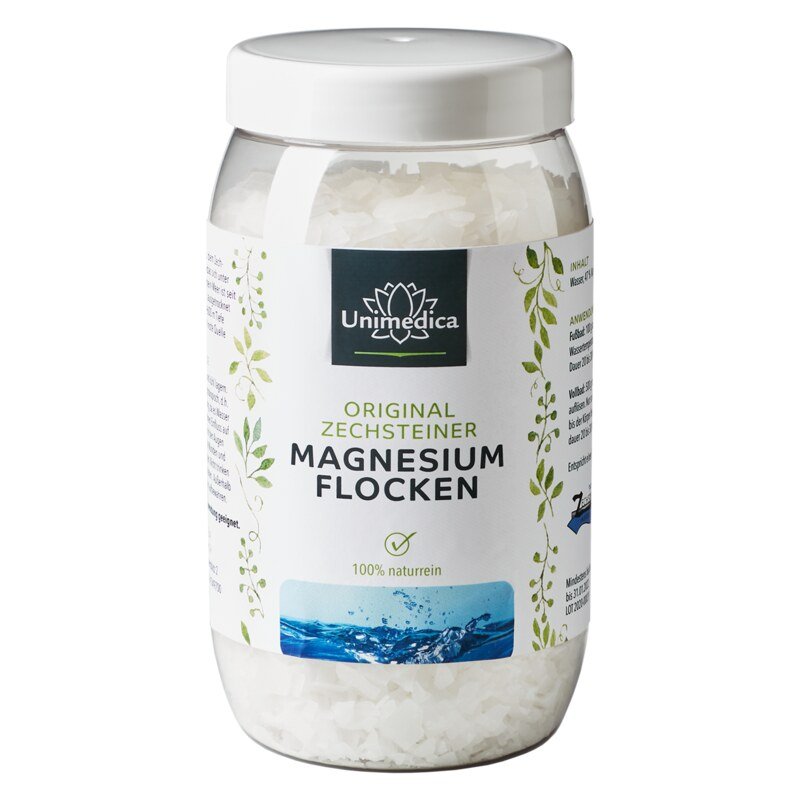 Magnesiumflocken Original Zechsteiner - 100 % naturrein - 750 g - von Unimedica
