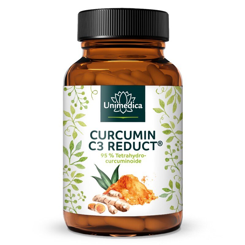 Curcumin C3 Reduct - 140 mg reine Curcuminoide pro Tagesdosis (1 Kapsel) - 120 Kapseln - von Unimedica