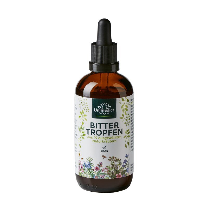 Bittertropfen - 100 ml - aus 19 Naturkräutern - von Unimedica