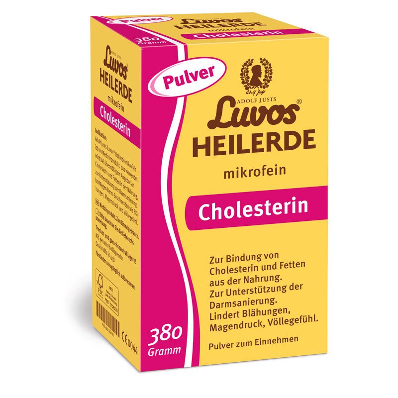 Luvos® Heilerde mikrofein Pulver - Cholesterin - 380 g