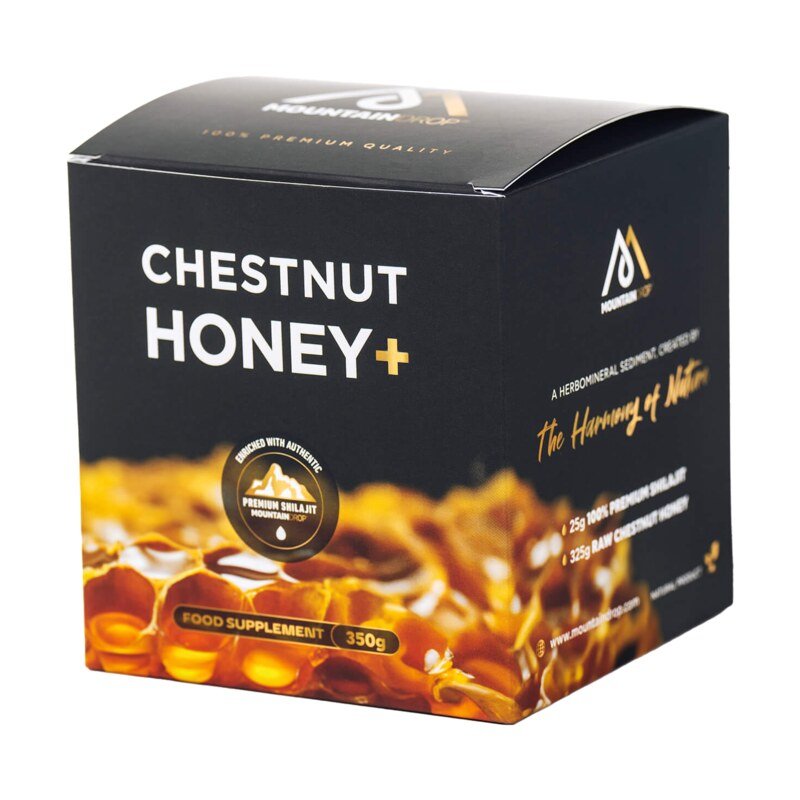 Chestnut Honey - Kastanienhonig - Mountaindrop® - Kastanienhonig mit Shilajit - 350 ml