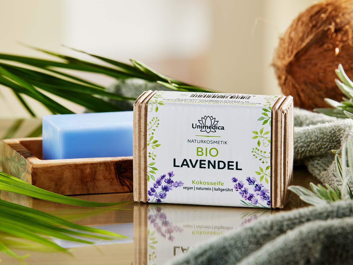 Bio Lavendelseife - 100 g - von Unimedica