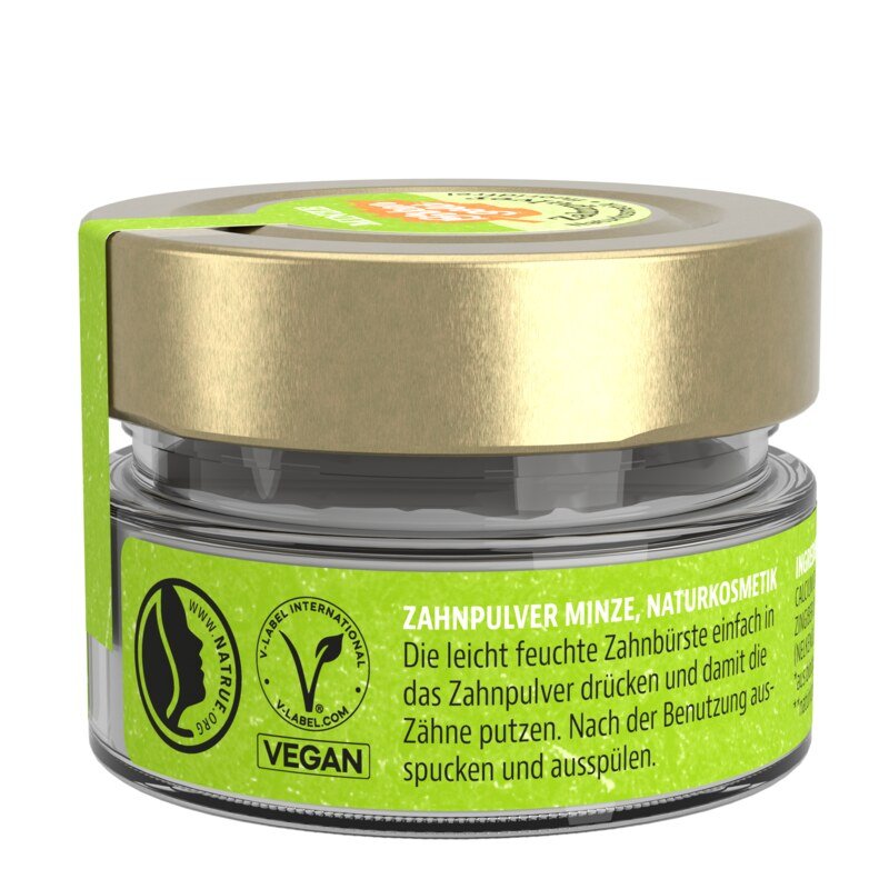Zahnpulver Minze - Birkengold - 30 g