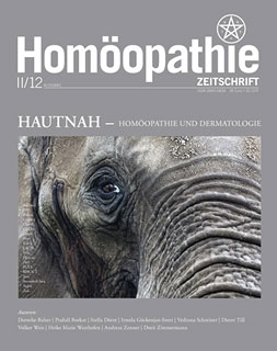 2012-II Homöopathie Zeitschrift / Hautnah - Homöopathie und Dermatologie
