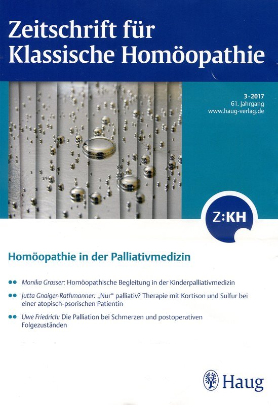 Zeitschrift für Klassische Homöopathie 2017/3