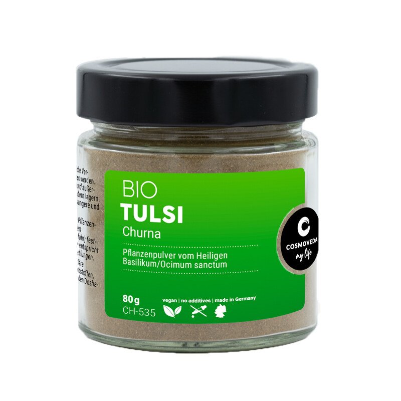 Tulsi Churna Indisches Basilikum Bio - Cosmoveda - 80 g